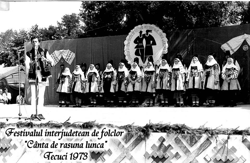 Festivalul interjudețean de folclor Cântă de răsună lunca din anul 1973