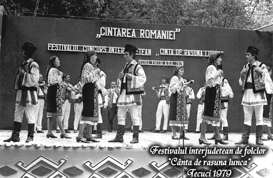 Festivalul interjudețean de folclor Cântă de răsună lunca din anul 1979